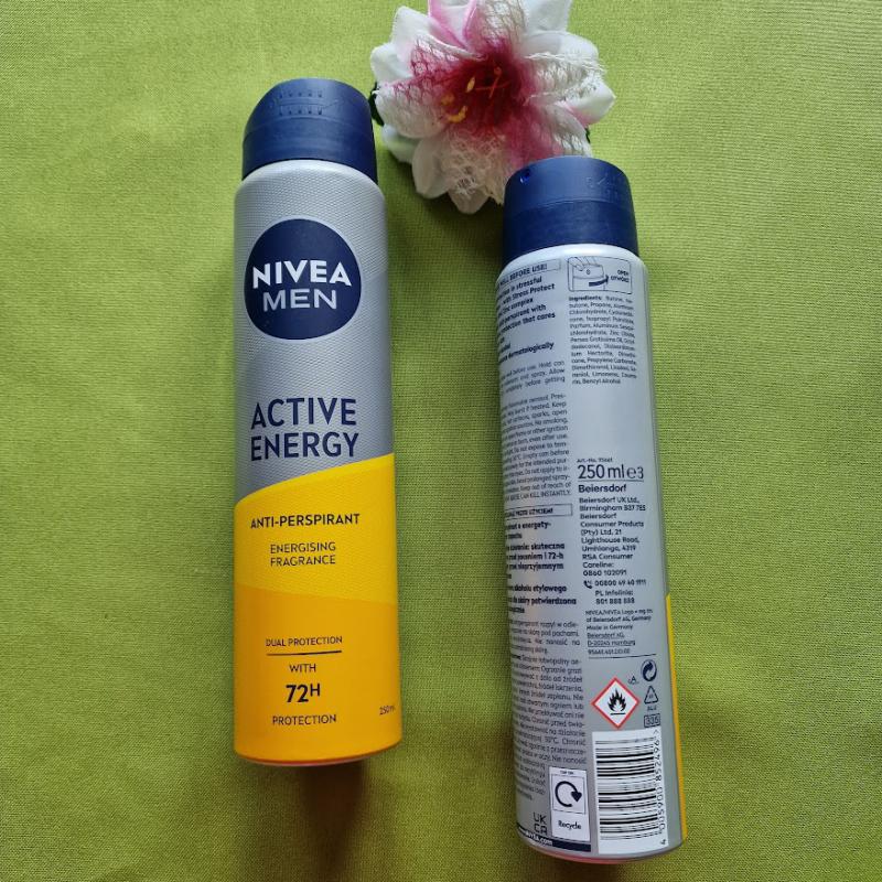 MEN04 - Active Energy Izzadásgátló Deo Spray 250ml - nagy kiszerelés