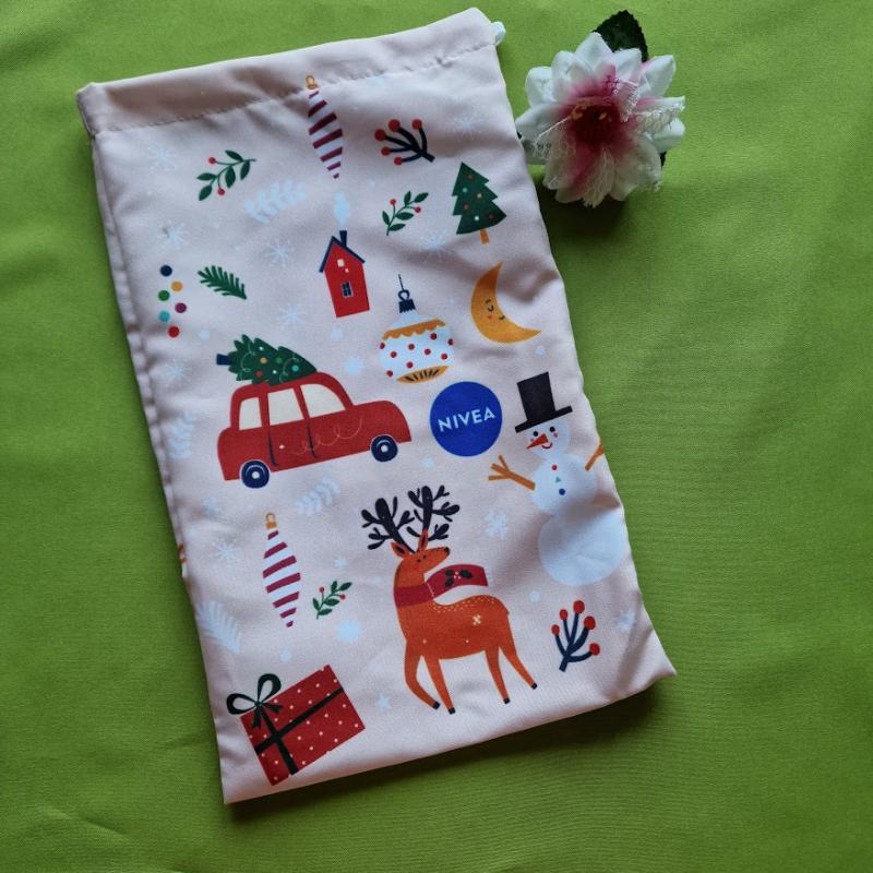 ÖKO04 - Kb. 22,5x37cm-es Nivea ÖKO textil zsák, bevásárló tasak, zacskó