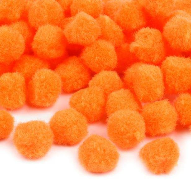 POM02 - kb. 25mm-es pompon - narancssárga