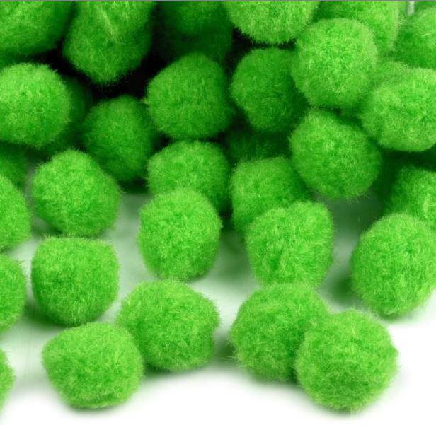 POM17 - kb. 15mm-es pompon - almazöld