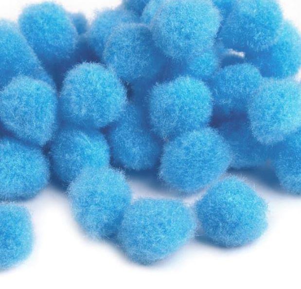 POM20 - kb. 10mm-es pompon - türkiz