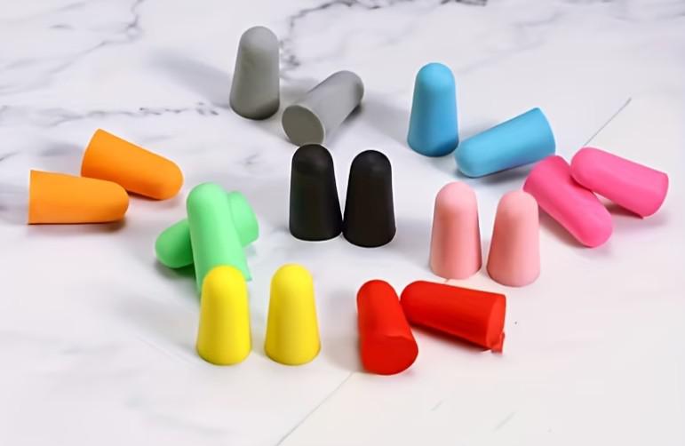 Puha szilikon füldugó - több színben párban csomagolva