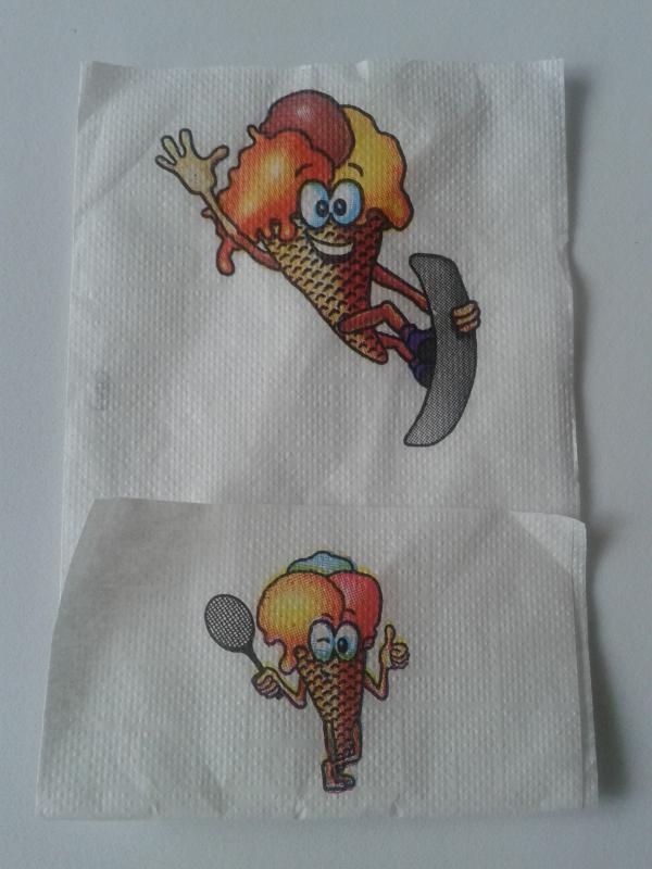 SZV130 Dekoupage - Vizisíző fagyi 1 rétegű szalvéta