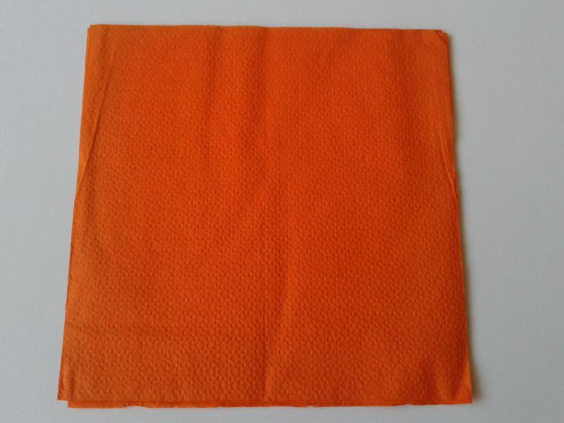 SZV88 Dekoupage - Egyszínű 3 rétegű szalvéta - narancssárga