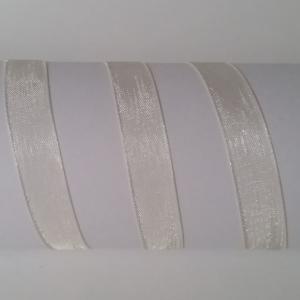 10SZO03 - 10mm-es organza szalag – krém 3.