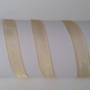 10SZO05 - 10mm-es organza szalag – arany 5.