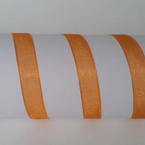10SZO09 - 10mm-es organza szalag – narancs 9.