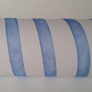 10SZO28 - 10mm-es organza szalag – királykék 28.