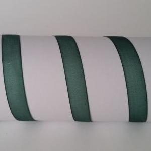10SZO32 - 10mm-es organza szalag – méregzöld 32.