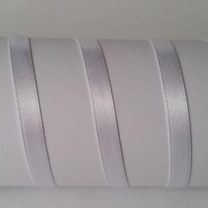 10SZS01 - 10mm-es szatén szalag – fehér 1.