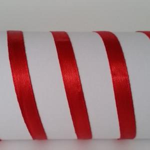 10SZS12 - 10mm-es szatén szalag – piros 12. – 5 méter