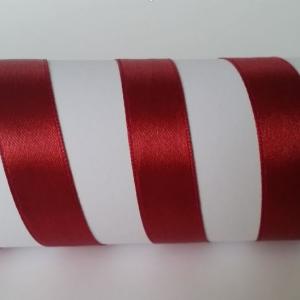 10SZS13 - 10mm-es szatén szalag - sötétpiros 13.