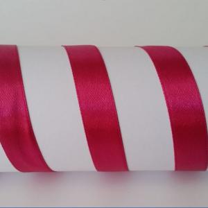 10SZS26 - 10mm-es szatén szalag – rózsapiros 26.