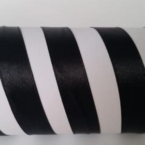 10SZS55 - 10mm-es szatén szalag – fekete 55.