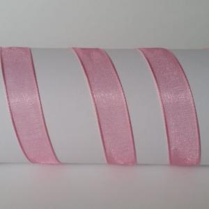14SZO13 - 14mm-es organza szalag – rózsaszín 13.