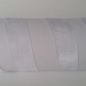 20SZO01 - 20mm-es organza szalag – fehér 1.