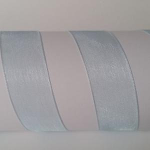 20SZO25 - 20mm-es organza szalag – babakék 25.
