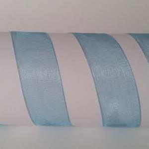 20SZO26 - 20mm-es organza szalag – égszínkék 26.