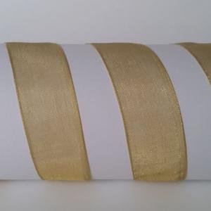 20SZO34 - 20mm-es organza szalag – óarany 34.