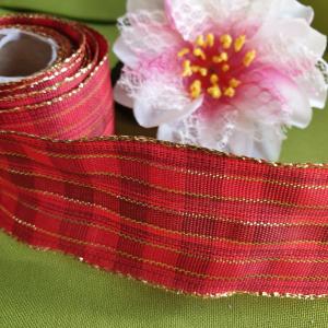 25SLM16 - 40mm-es szövet szalag lurexszel - 300cm