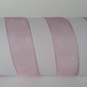 35SZO20 - 35mm-es organza szalag – mályva 20. - 550cm