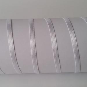 3SZS01 - 3mm-es szatén szalag - fehér 1.