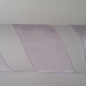40SZO19 - 40mm-es organza szalag – világoslila 19.