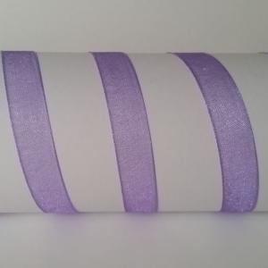 40SZO22 - 40mm-es organza szalag – ibolyalila 22.