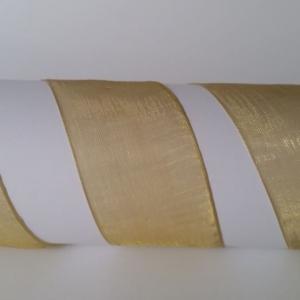 40SZO34 - 40mm-es organza szalag – óarany 34.