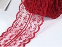45SCS23 - 45mm-es Bordó csipke szalag
