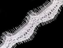 45SCS39 - 3m-es Törtfehér francia csipke 45mm