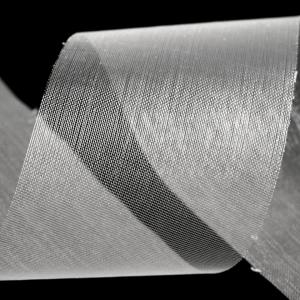 50SZO03 - 50mm-es organza szalag – krém 3.