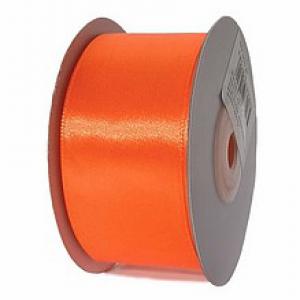 50SZS09 - 50mm-es szatén szalag – élénk narancs 9.