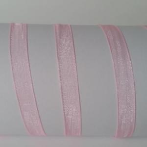 6SZO11 - 6mm-es organza szalag – rózsaszín 11.