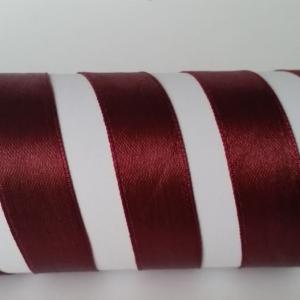6SZS15 - 6mm-es szatén szalag - borvörös 15.
