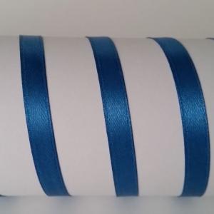 6SZS41 - 6mm-es szatén szalag - közép kék 41. / 112cm