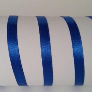 6SZS42 - 6mm-es szatén szalag - királykék 42.