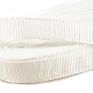 9mm-es taft szalag - fehér