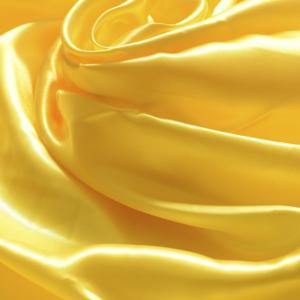 ANY17 - szatén anyag - citromsárga