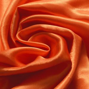 ANY23 - Crepp szatén anyag (szatén zsorzsett) - narancssárga
