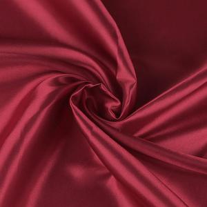 ANY26 - Crepp szatén anyag (szatén zsorzsett) - borvörös
