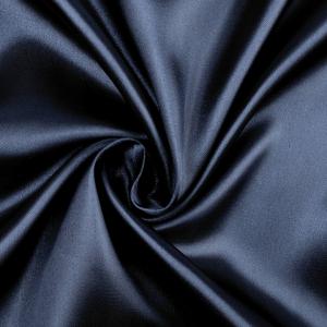 ANY28 - Crepp szatén anyag (szatén zsorzsett) - sötétkék