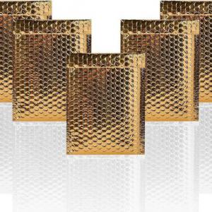 DCS78 - Arany metál színű buborékos boríték, légpárnás tasak