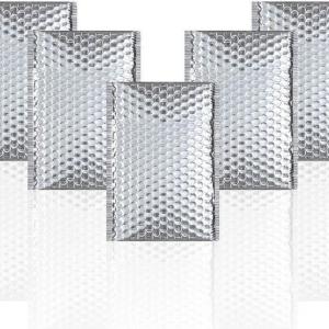 DCS83 - Ezüst metál színű buborékos boríték, légpárnás tasak