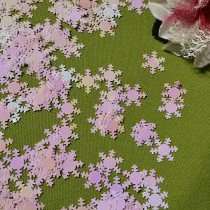 DEK88 - 100db-os Karácsonyi hópehely konfetti AB színű