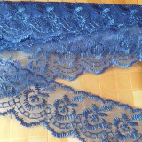 Esküvő 40SCS54 - 40mm-es Királykék csipke szalag