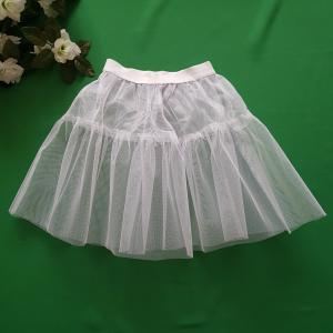 ESKÜVŐ ASZ57 - Fehér fodros gyerek alsószoknya (felnőtteknek is!)