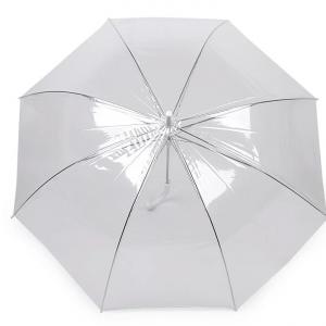 ESKÜVŐ ELE11 - Áttetsző menyasszonyi automata esernyő