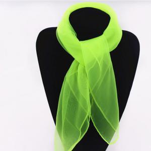 ESKÜVŐ KEN11 - Női divatos, retro kendő, hajpánt - Neonzöld