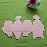 ESKÜVŐ KIEG13 - Esküvői lézervágott ajándékdoboz sütisdoboz - púderrózsaszín